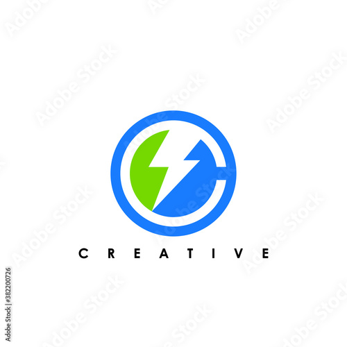 Flash Electric Logo Bolt Energy Company

