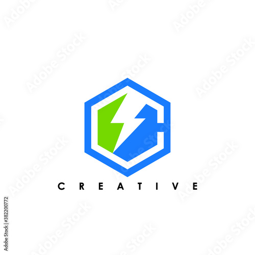 Flash Electric Logo Bolt Energy Company
