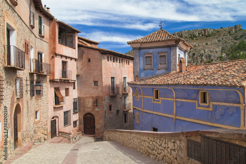 Chorro Street and Blue House in Albarracin