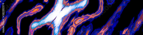 Holography Multicolor Image. luminous Art.