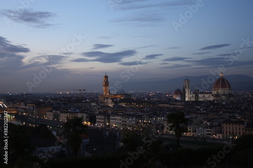 Panorama - Florenz am Abend 