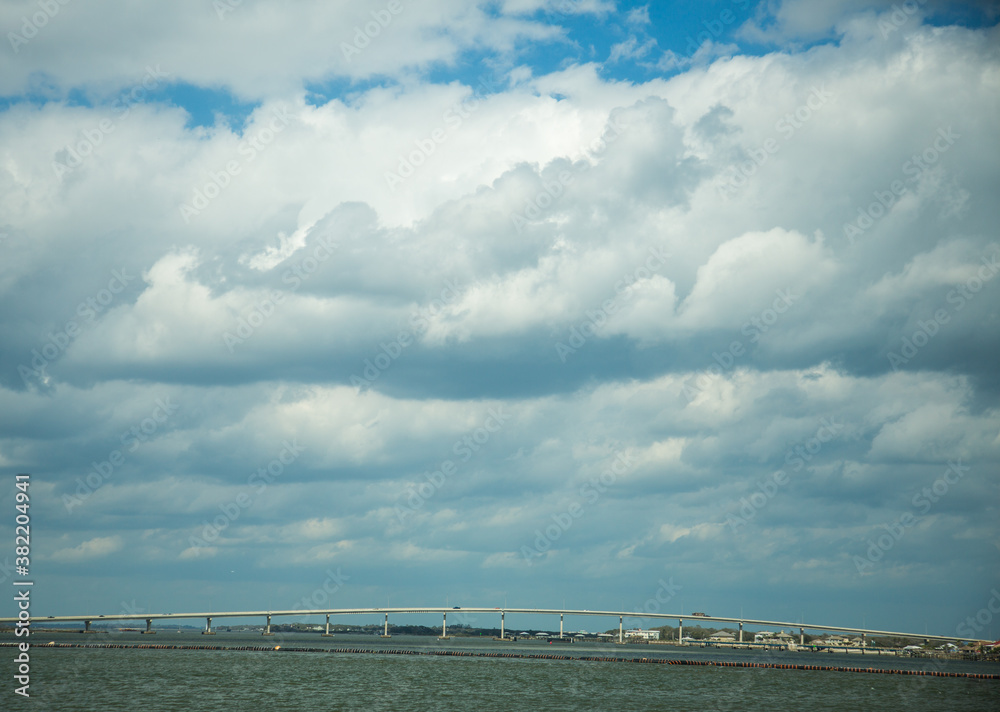 The Francis and Mary Usina Bridge carrying highway A!A traffic from Jacksonville to St Augustine. The Francis and Mary Usina Bridge carrying highway A!A traffic from Jacksonville to St Augustine.