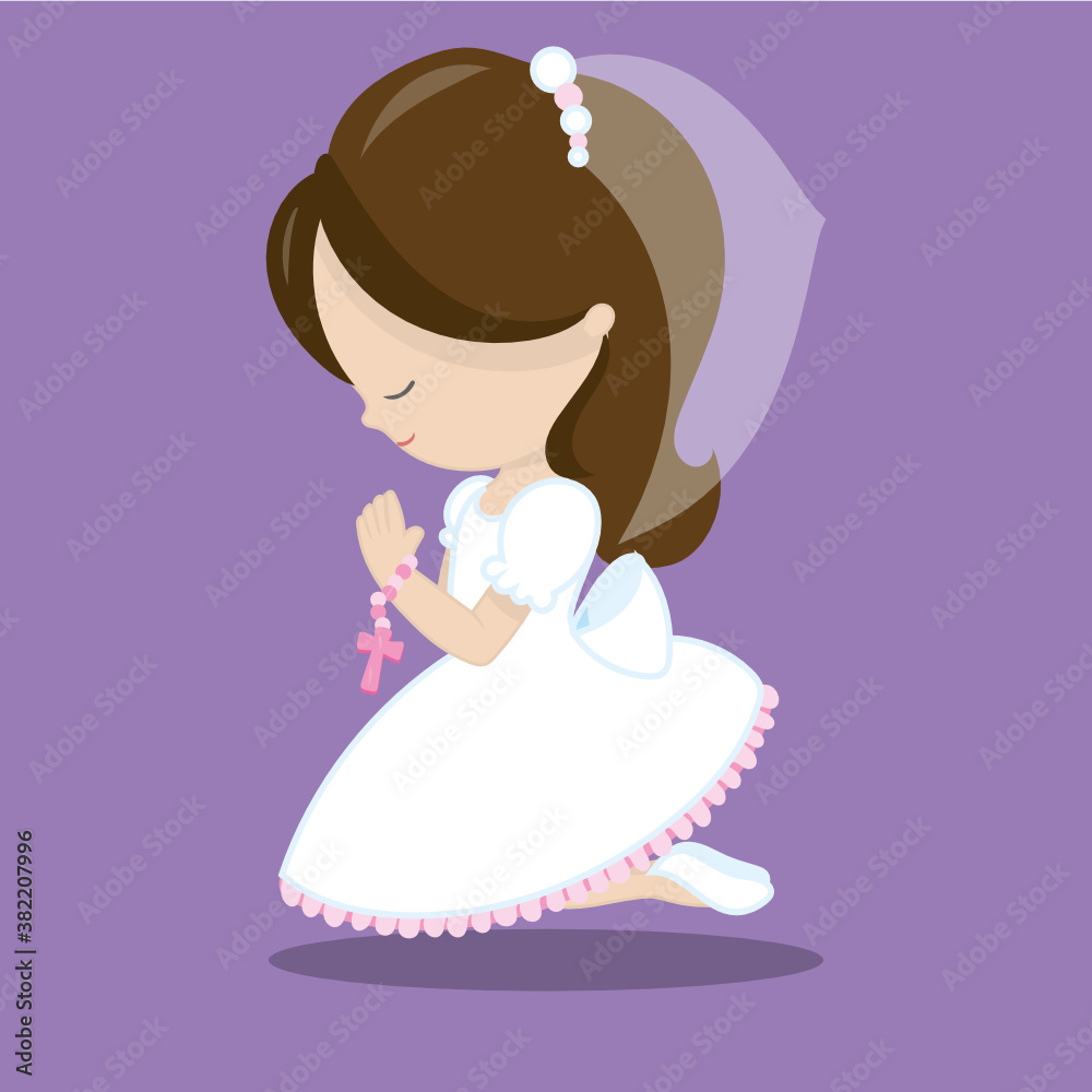 first-communion-worship girl