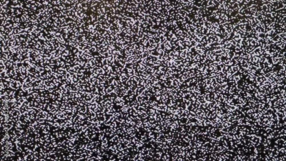 White noise on the old television, no channels work during a pandemic White noise on the old television, no channels work during a pandemic