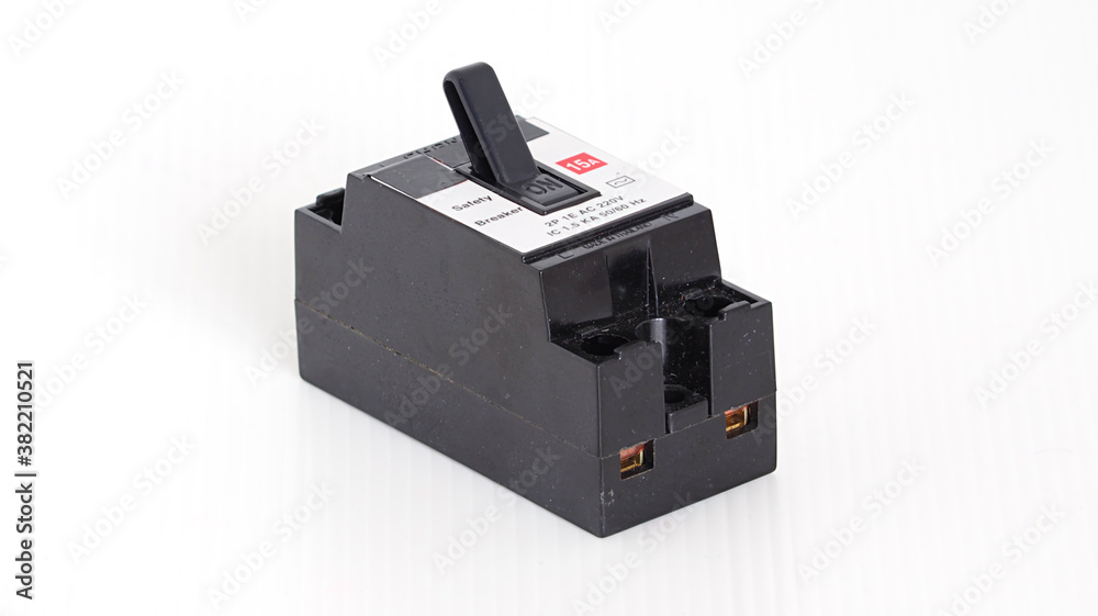 Safety breakers are used to cut off electricity. Safety breakers are used to cut off electricity.