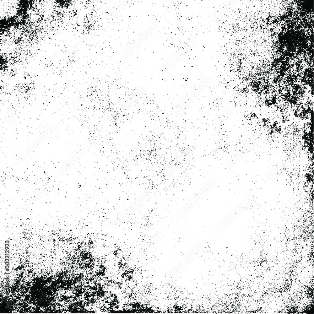 Obraz premium Rough black and white texture vector. Distressed overlay texture. Grunge background. Abstract textured effect. Vector Illustration. Black isolated on white background. EPS10