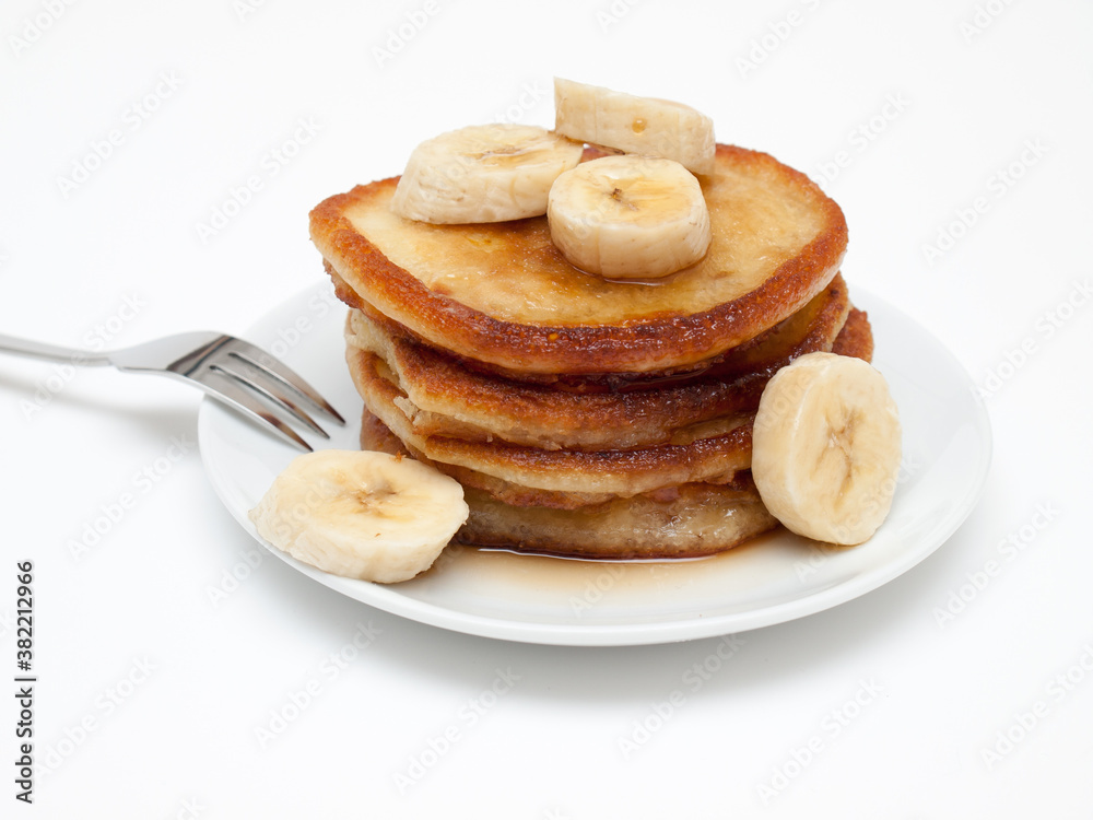 Banana pancakes with maple syrup Banana pancakes with maple syrup