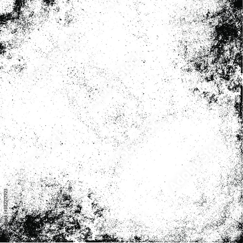 Rough black and white texture vector. Distressed overlay texture. Grunge background. Abstract textured effect. Vector Illustration. Black isolated on white background. EPS10