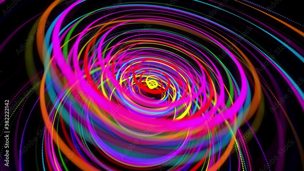 3d rendering stylish creative abstract background. colored lines swirling in spiral. Motion design bg of particles shaping lines, helix and abstract structures. 3d render 3d rendering stylish creative abstract background. colored lines swirling in spiral. Motion design bg of particles shaping lines, helix and abstract structures. 3d render