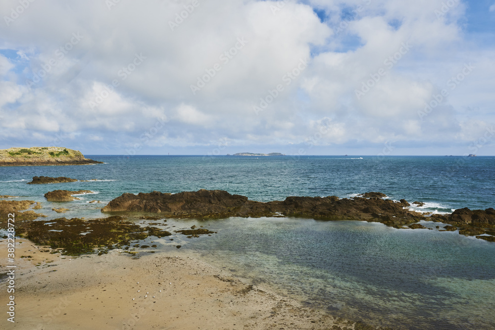 Grand Be islands in Saint Malo, Brittany, France