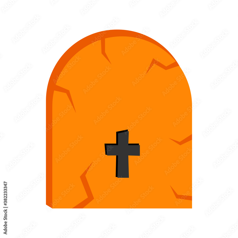 Fototapeta premium Lápida de tumba. Concepto de Halloween