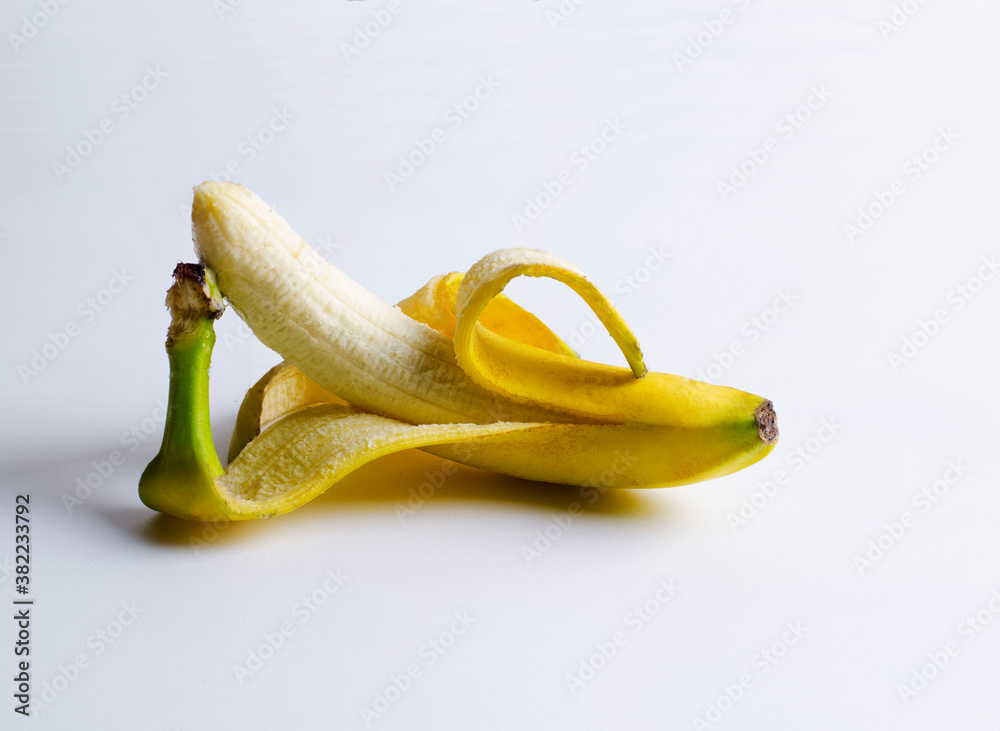 Sexy Banana Resting In A Funny Position Advetisement Humor Stock