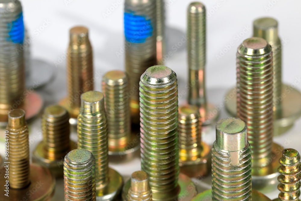 Fototapeta premium Group of miscellaneous bolts
