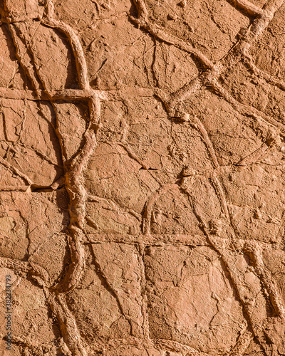 Dry Mud Texture Background