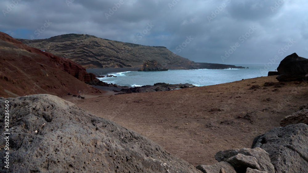 Küstenlandschaft Lanzarote.