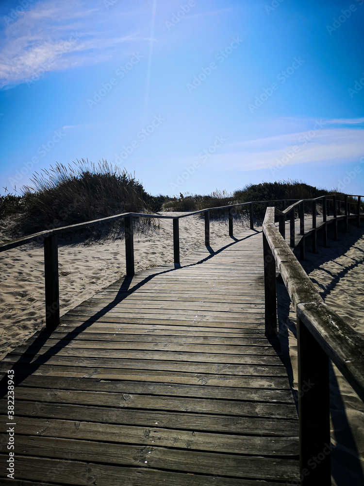 Obraz premium Steg am Meer