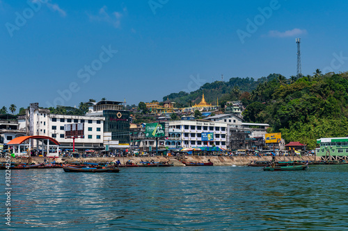 The harbor of Kawthaung photo