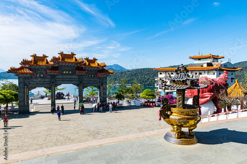Wenwu temple, Sun Moon Lake, National Scenic Area, Nantou county, Taiwan photo