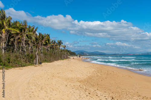 Long sandy beach, Haitang bay, Sanya, Hainan, China photo