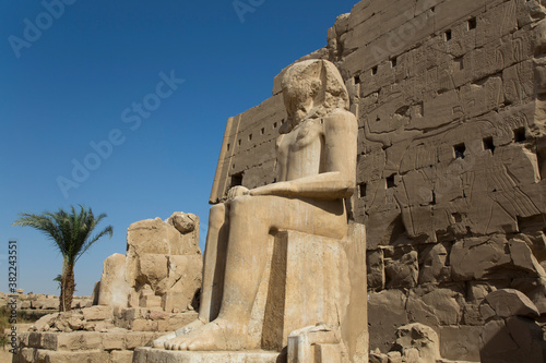 Colossus of Tuthmosis III, Eighth Karnak Temple Complex, Luxor, Thebes