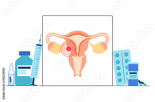 Gynecology clinic concept