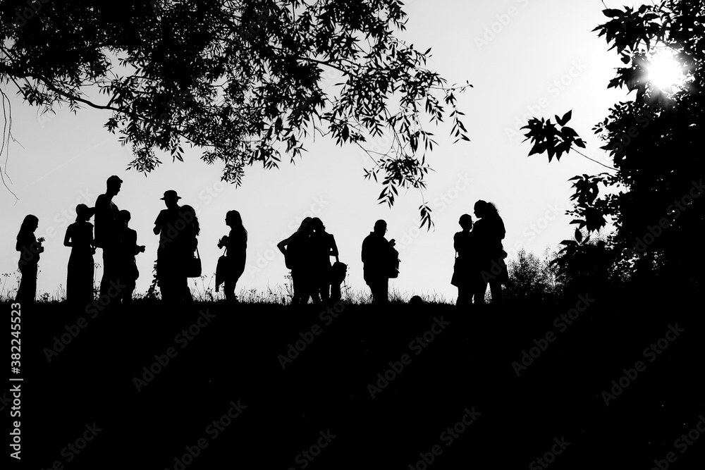 Fototapeta premium Gromada ludzi