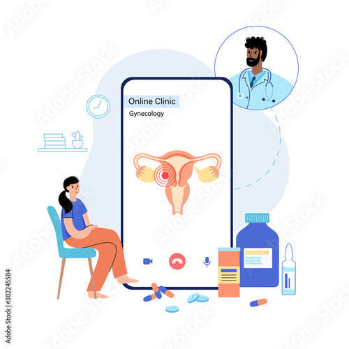 Gynecology clinic concept