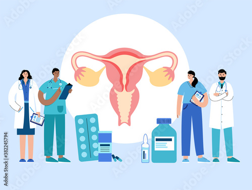 Gynecology clinic concept