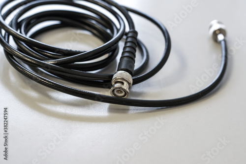 Bild auf Leinwand cable for the transmission of television signal, coaxial cable television