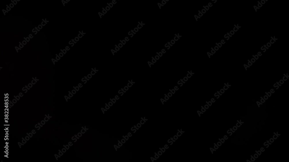 Set of anamorphic transitions of lens flare for movie editing. Real and digital lighting effects for creating transitions between frames in a video. Collection of bright color flashes as in cinema.
