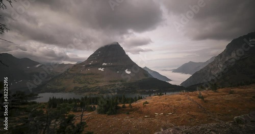 Bearhat Mountain in Glacier National Park, Montana, USA