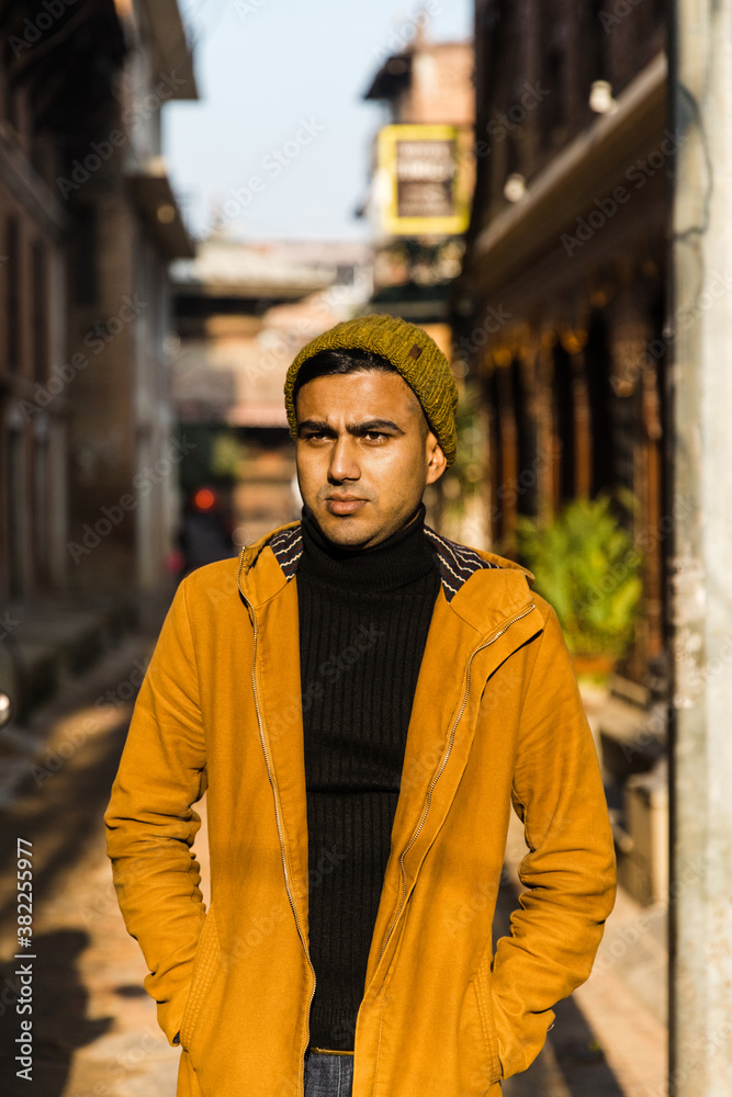 Portrait of a young south asian man. Portrait of a young south asian man.