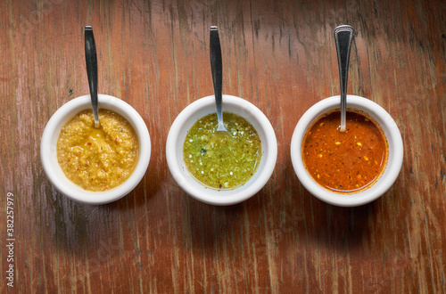 Delicious Mexican salsas