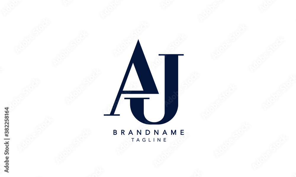 Vecteur Stock Alphabet letters Initials Monogram logo AJ, JA, A and J |  Adobe Stock