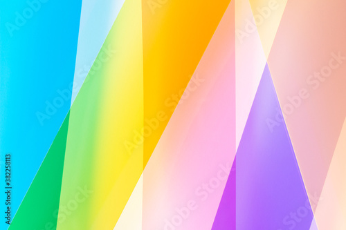 Multi colored transparent striped background