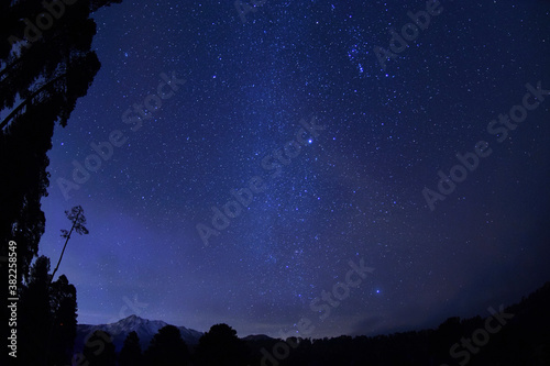 cielo estrellado volcán Toluca