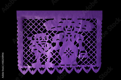 Papel picado para ofrenda de dia de muertos
