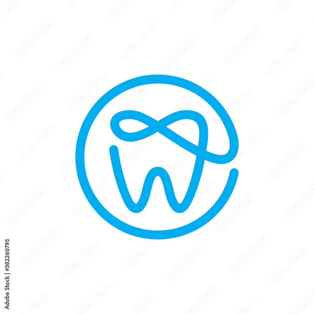 Modern Dental logo design vector Modern Dental logo design vector