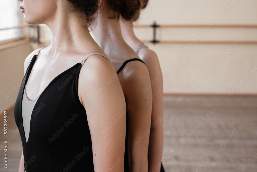 Crop ballet dancers during rehearsal Stock Photo | Adobe Stock