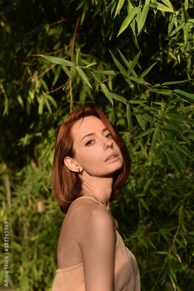 Portrait of attractive redhead woman Portrait of attractive redhead woman
