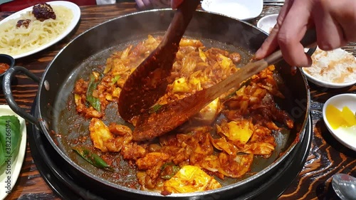 Korean chicken ribs cooking video