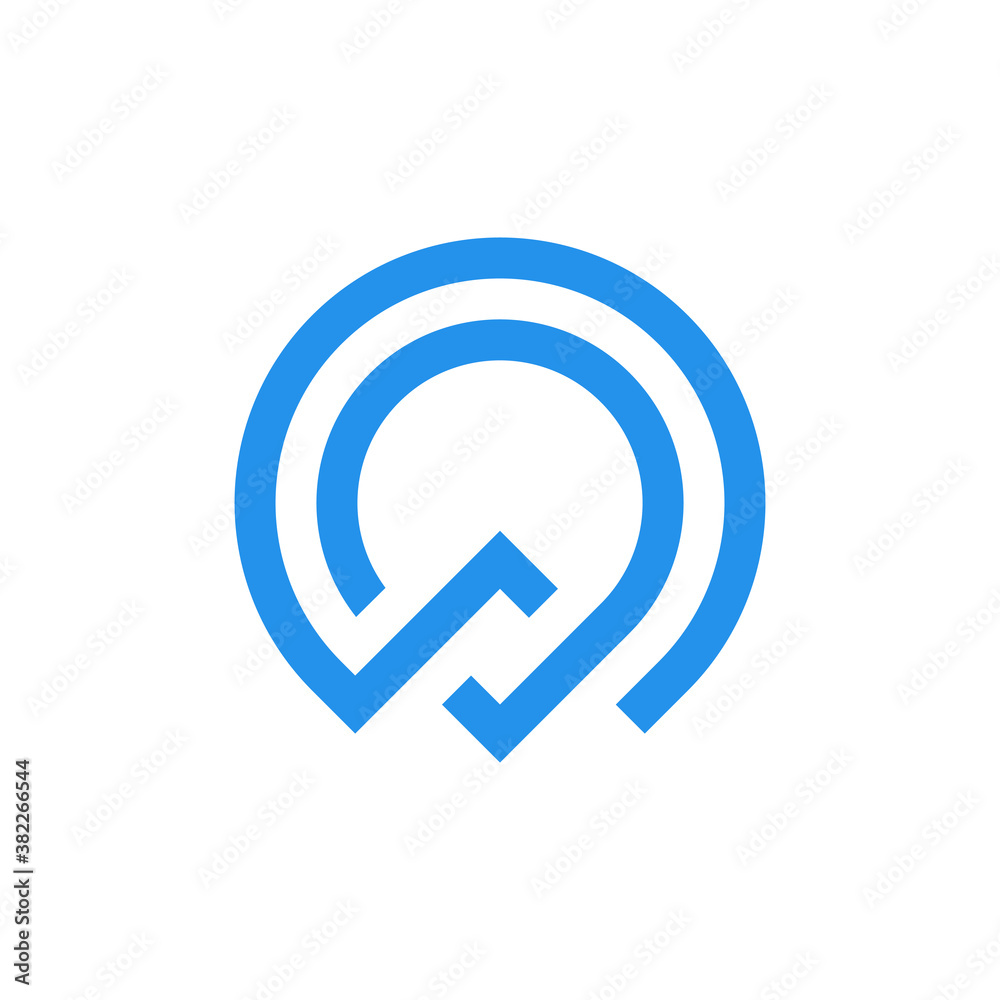 Modern Pin map logo design vector Modern Pin map logo design vector