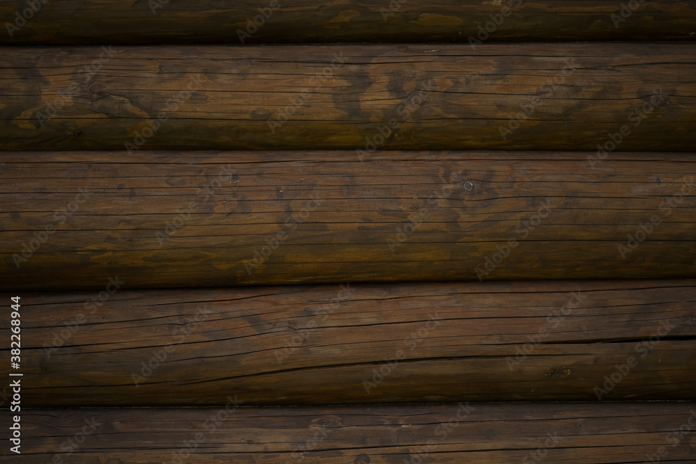 Brown wood log wall surface background image Brown wood log wall surface background image