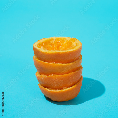 squeezed oranges