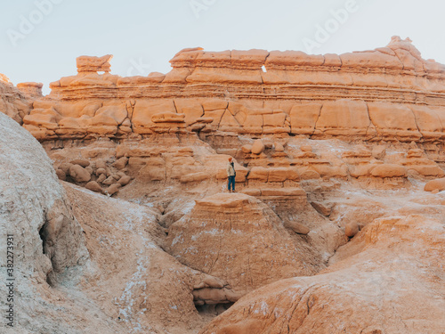 Isolated Lonesome Solitary Man photo