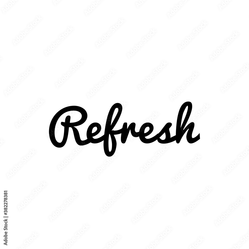 ''Refresh'' sign