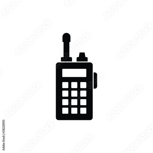Radio communication icon vector isolated on white, logo sign and symbol.