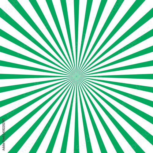 Green Starburst Vector Pattern Sunburst