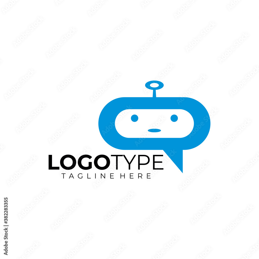 bot logo icon vector isolated