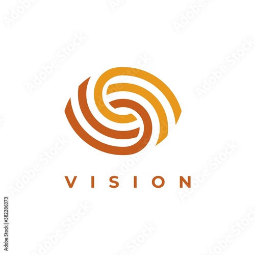 Premium eye logo design symbol vector template